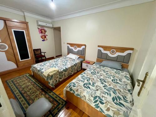 Postel nebo postele na pokoji v ubytování Seaside Apartment In Alexandria