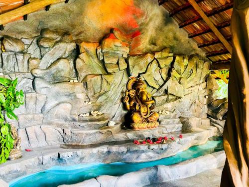 Bazén v ubytování Skyp Lake jungle nebo v jeho okolí