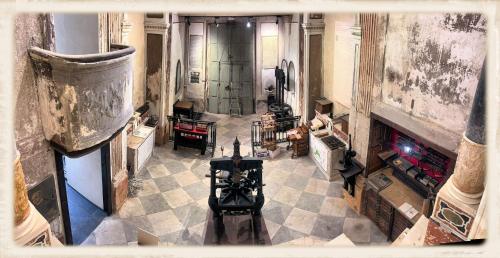 Khu vực ghế ngồi tại La stanza di Daria - un nido silenzioso nel cuore del centro storico