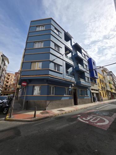 The blue house las Canteras