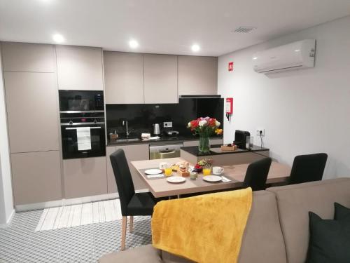 Kuchyň nebo kuchyňský kout v ubytování Casa Gonzaga