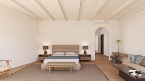 Ruang duduk di NĒRO Suites by NOMÉE Hospitality Group