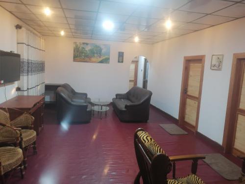 Posezení v ubytování Evergreen Resort Ella