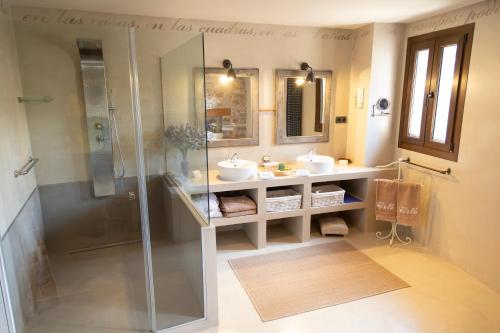 Koupelna v ubytování El Acebo de Casa Muria