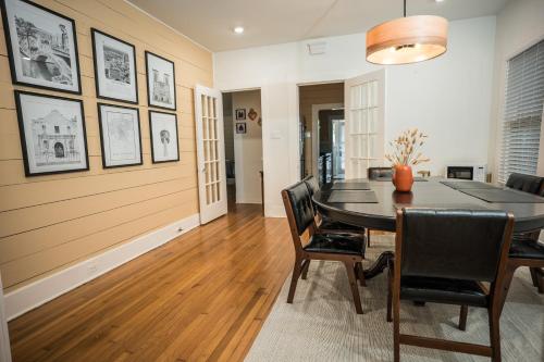 a dining room with a table and chairs at Location! Downtown San Antonio, Southtown, King William in San Antonio