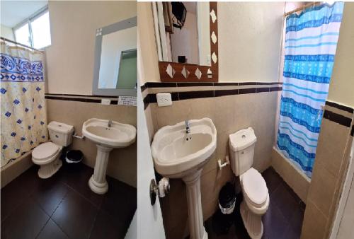 Koupelna v ubytování Hostal Puertas Del Sol