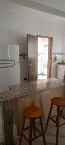 Køkken eller tekøkken på Nostra casa Peruibe