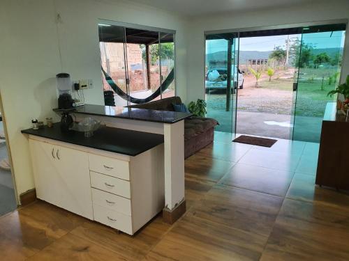 Kuchyň nebo kuchyňský kout v ubytování Rancho Girassol - Corumbá 4 Alexânia - GO