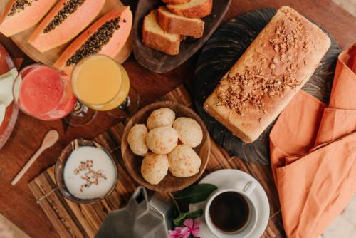 Mad i villaen eller i nærheden