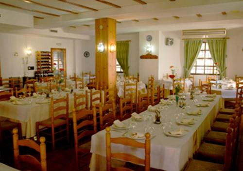 Restaurace v ubytování Hostal El Júcar