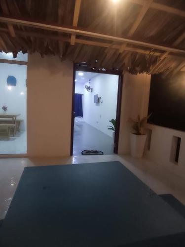 a view of a room with a large doorway at Casa Tranquila in Talalla South