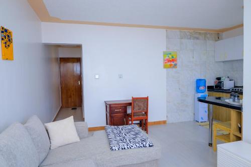 Kuchyň nebo kuchyňský kout v ubytování One bedroom apartments in Meru county