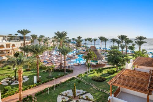 an aerial view of a resort with a pool at Pickalbatros Royal Grand Sharm - Adults Friendly 16 Years Plus in Sharm El Sheikh