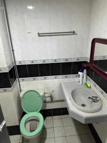 Koupelna v ubytování Gorly beach Blok A