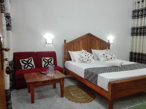 Giường trong phòng chung tại JunglevistaLake