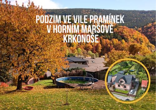 Příroda nedaleko penzionu