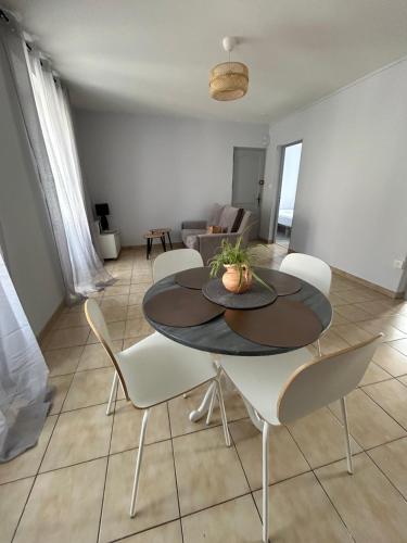 Χώρος καθιστικού στο Appart-loz