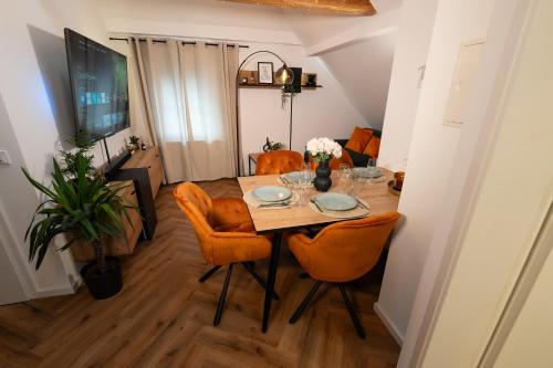 TV a/nebo společenská místnost v ubytování Lumé35