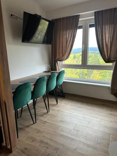 TV a/nebo společenská místnost v ubytování Zmaj 28