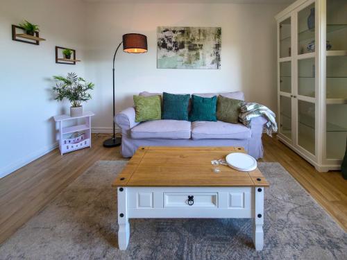 Posezení v ubytování Ferienwohnung Feline