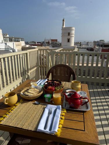 Ban công/sân hiên tại Riad Mazal Mogador