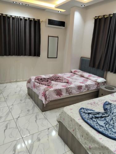 Postel nebo postele na pokoji v ubytování Marsa matrouh reservations