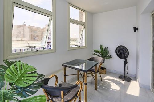 Χώρος καθιστικού στο New Cairo cozy Apartment