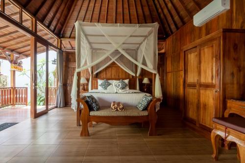 Posezení v ubytování Anggi Villas Ubud