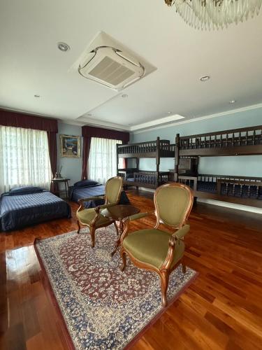 Χώρος καθιστικού στο Villa de Jano