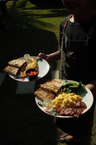 Jídlo v chaty nebo okolí