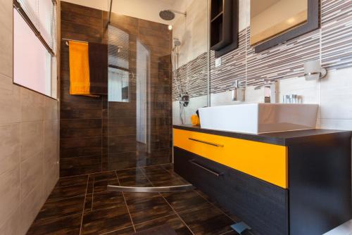 Kúpeľňa v ubytovaní Apartments Svetec
