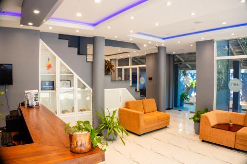 Χώρος καθιστικού στο Supreme Dambulla