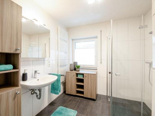 Dapur atau dapur kecil di Ferienwohnung Lenne Traum