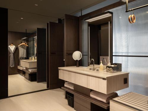 Koupelna v ubytování SAVHE Hotel Guangzhou Financial City - Free night snacks and afternoon tea-Free Self-service laundry