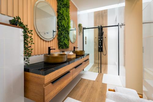 Koupelna v ubytování Seyrenity Heights