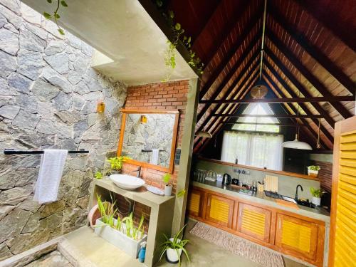 Kuchyň nebo kuchyňský kout v ubytování Nirvana Lodges