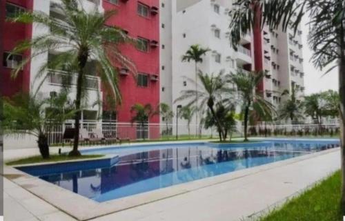 Der Swimmingpool an oder in der Nähe von Apartamento Torres Dumont 3 quartos Hangar COP 30 e CÍRIO