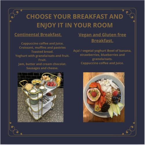 Mad på bed and breakfast-stedet eller i nærheden