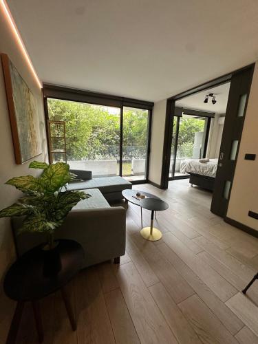 Et opholdsområde på Adorable department con modernas terminaciones