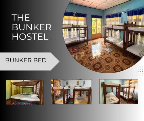 Cama o camas de una habitación en The bunker Hostal - Ella Srilanka