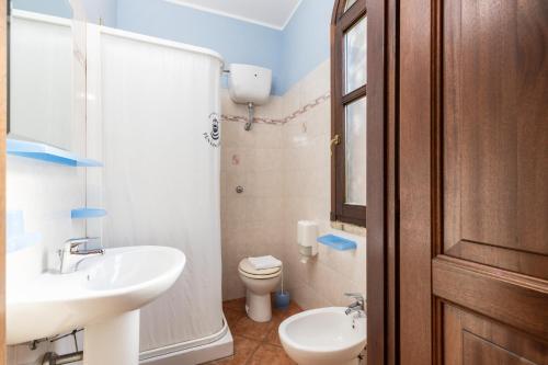 Koupelna v ubytování Hotel Funtana Noa