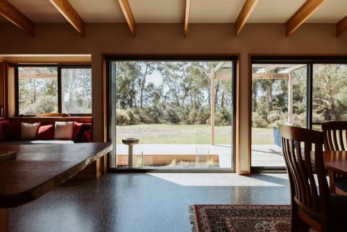 Χώρος καθιστικού στο Panatana Hideaway Port Sorell