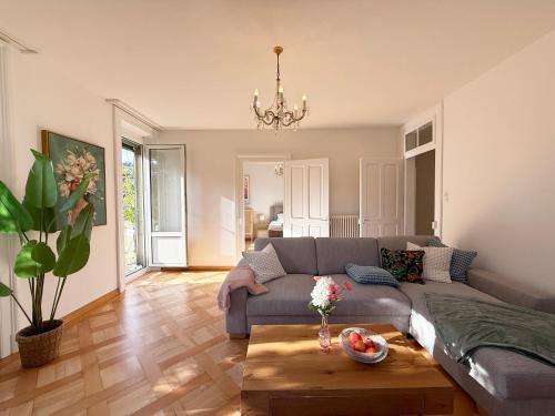 Χώρος καθιστικού στο Stadtwohnung Lilly