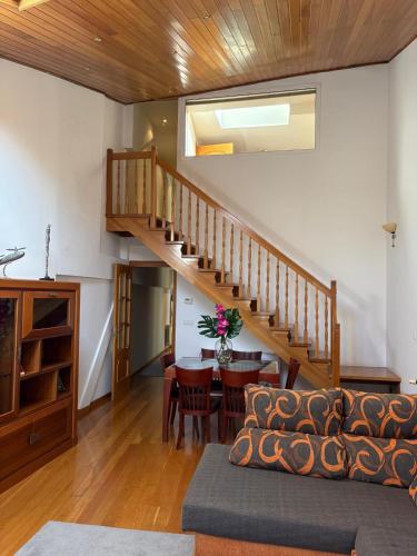 Posezení v ubytování Ático dúplex en Plaza de Trascorrales