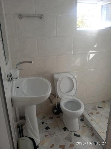 Ένα μπάνιο στο Отель Мечта Кобулети