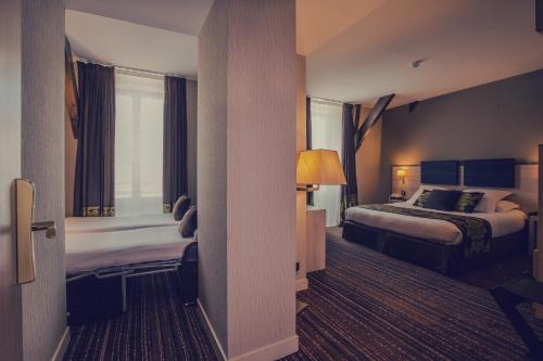 Cama o camas de una habitación en Best Western Plus Richelieu