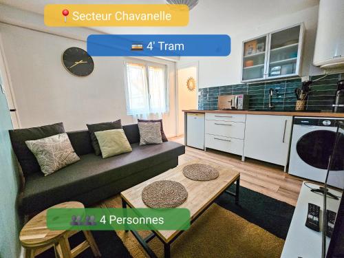 Le charmant T2 4 personnes WIFI