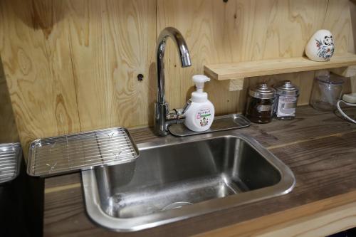 Kuchyň nebo kuchyňský kout v ubytování Kagaribi Guesthouse