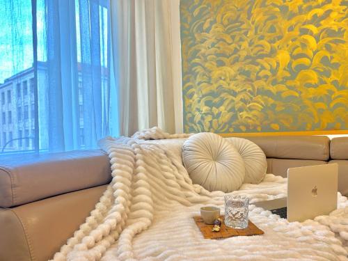 Χώρος καθιστικού στο Homely Nook Prague Centre