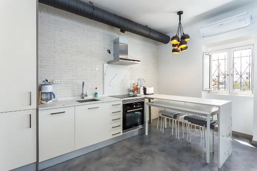 O bucătărie sau chicinetă la Casa Malpique